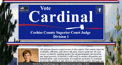 Desktop Screenshot of cardinalforjudge.com